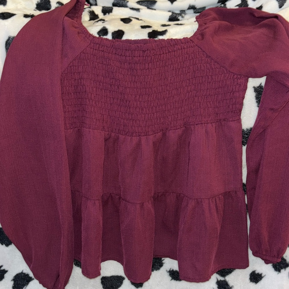 Bubble Sleeve Top